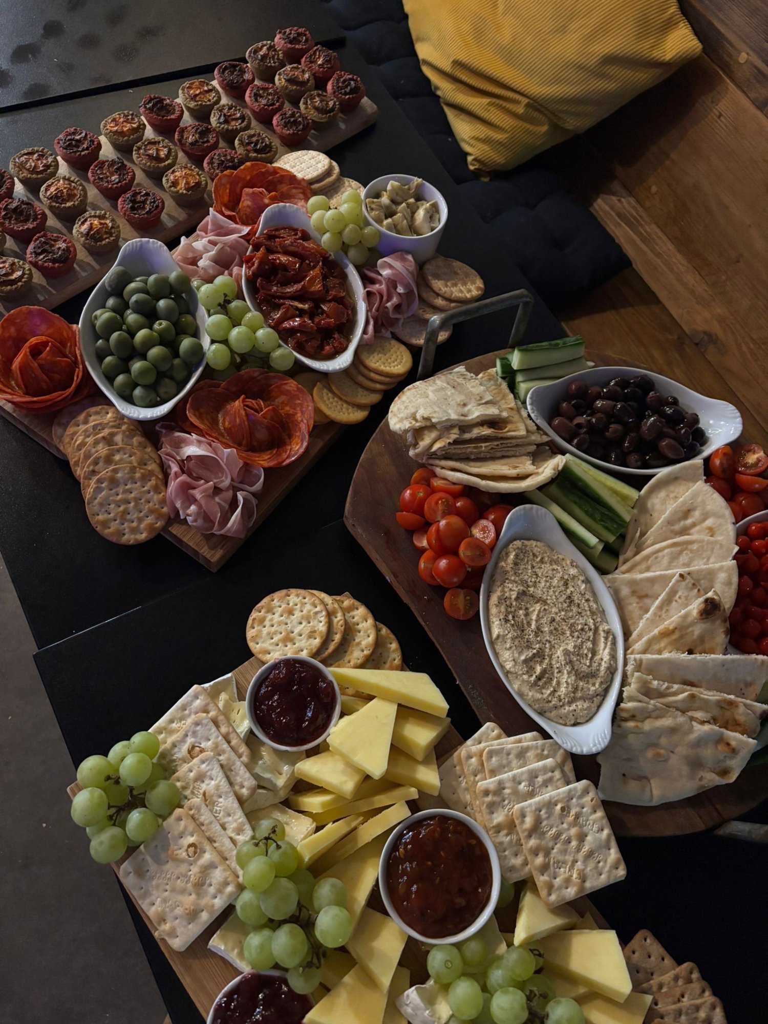 Catering platters and boards